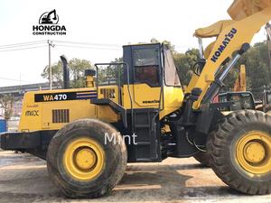 Motor original usado maquinaria usada KOMATSU WA470 cargador de ruedas usado Komatsu WA470 usado cargador de ruedas para la venta - Product Image 2