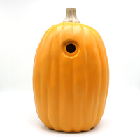 Grande citrouille Jack-O'-Lantern allongée pour Halloween, lumière LED décorative pour maison hantée, fête et décoration intérieure