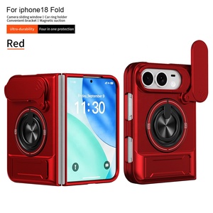 Funda con Soporte Magnético Giratorio para Cámara, Anillo de Soporte, Cubierta Trasera con Protección Deslizante para Lente, para iPhone <span class=keywords><strong>DUO</strong></span> - Product Image 4