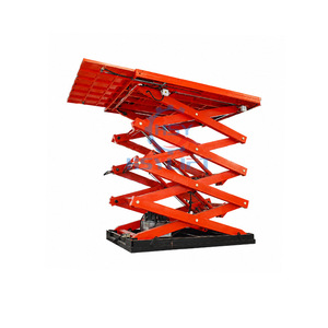 Plateforme élévatrice hydraulique à ciseaux à double force, capacité de charge élevée, hauteur personnalisable, pour atelier de réparation automobile - Product Image 3