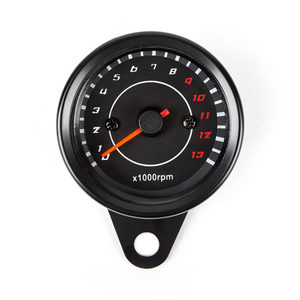 Tachymètre mécanique universel 12V LED de haute qualité pour moto, compteur de régime 0-13000 tr/min - Product Image 1