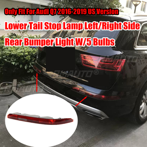 ไฟท้าย LED สำหรับกันชนหลัง พร้อมไฟเลี้ยว ไฟเบรก สำหรับ Audi Q7 ปี 2016-2019 รุ่น US พร้อมหลอดไฟ 5 ดวง ไฟท้ายสัญญาณด้านล่าง - Product Image 1