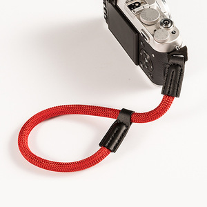 Sangle de poignet pour appareil photo, corde ronde, antichoc, antidérapante, pour appareil photo numérique sans miroir, rouge - Product Image 4