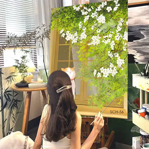 थोक डिजिटल पेंटिंग संख्या उन्नत सेनफिल तेल चित्रकला अपघटन ऐक्रेलिक कला कैनवास पेंटिंग - Product Image 4