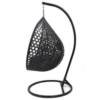 Morden — chaise en œuf de macramé, chaise confortable, suspendue, avec support, pour le salon, nouvelle collection