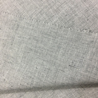 Tissu en coton et lin teint uni 100 g/m², 6 couleurs, pour vêtements