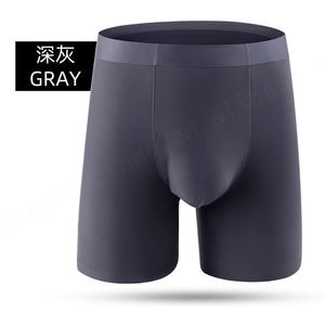 Logotipo personalizado Nuevo diseño Ropa interior para hombre Calzoncillos Boxers Comfort Man Long Boxer para hombre - Product Image 4