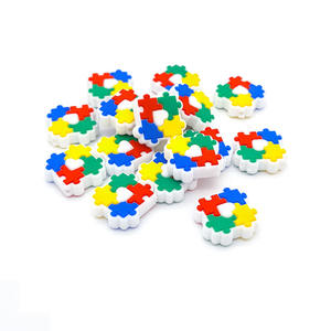 Nueva llegada Bpa libre Diy chupete cadena bebé dentición juguetes autismo silicona Focal cuentas para cuentas pluma hacer listo para enviar - Product Image 2