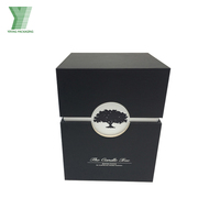 Cajas de Regalo de Cartón Rígido de Dos Piezas, Vacías, de Lujo, con Logotipo Personalizado, para Velas Aromáticas