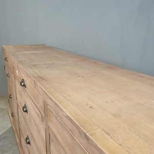 Armario <span class=keywords><strong>de</strong></span> madera <span class=keywords><strong>de</strong></span> reciclaje excelente, restauración antigua hecha a mano - Product Image 5