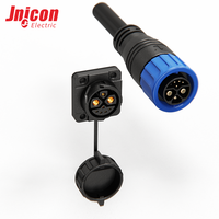 Connecteur d'alimentation circulaire Jnicon M23 20-50A IP67, câble à broches mâle/femelle pour batterie de vélo électrique, prise d'alimentation haute tension