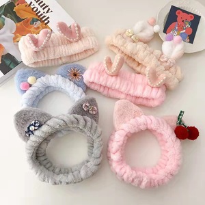 Chất Lượng Cao Đàn Hồi Phụ Kiện Tóc Dễ Thương Đào Headband Cho Cô Gái Thời Trang Mềm Headband Cho Ngọt Ngào Trang Điểm Tắm Phụ Kiện - Product Image 4