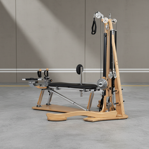 Torre de Poleas de Madera de Arce/Haya con Sistema de Expansión para Rehabilitación y Entrenamiento de Fuerza Central - <span class=keywords><strong>Precio</strong></span> de Fábrica - Product Image 2