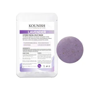 gezichtsmasker huidverzorging relax Suppliers-Natuurlijke Organische Korea Cosmetische Huidverzorging Verlichten Ontspannen Lavendel Gezicht Gelei Poeder Masker