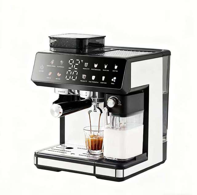 Commercial Automatic Coffee Machine with Grinder for Hotel Breakfast Service