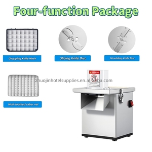 Machine à découper les légumes électrique 220V, capacité 150kg/h, pour oignon, citron et autres légumes, idéale pour la cuisine domestique. - Product Image 4