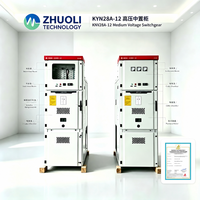 Appareil de commutation sous vide mobile d'intérieur ZHUOLI KYN28A-12, à cinq fonctions de protection, en acier galvanisé, IP4X, pour l'alimentation des mines de charbon