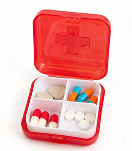 Eco-Friendly PP Plastic Medicine <b>Box</b> Portable <b>Small</b> Compartment Pill <b>Storage</b> Food-Safe Plastic <b>Storage</b> Bins & Boxes for Pill - Product Image 3