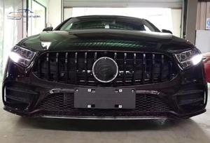 Precio de fábrica GT Style ABS Face Grill para Mercedes Benz C257 <span class=keywords><strong>CLS</strong></span> Class 300 450 <span class=keywords><strong>500</strong></span> Facelift To <span class=keywords><strong>AMG</strong></span> Grille - Product Image 6