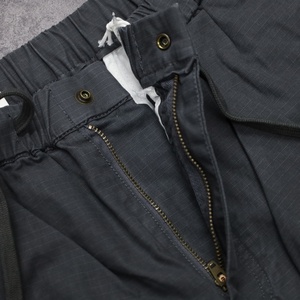 Shorts cargo pour hommes avec logo personnalisé, poches, coton léger, imprimé logo vieilli, grande taille, shorts d'extérieur pour hommes - Product Image 4