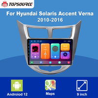 Pioneer-Reproductor multimedia estéreo con Android para coche, 2 dines, DVD, navegación GPS, Carplay, para Hyundai Solaris, Accent Verna, P