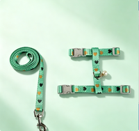 Laisse pour animaux de compagnie en forme de I, harnais réglable pour chien, laisse de poitrine pour chien, boucle de fermeture anti-évasion, chaîne pour chien