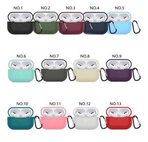 Venta caliente al por mayor funda de silicona para <span class=keywords><strong>Airpods</strong></span> <span class=keywords><strong>Pro</strong></span> funda blanda de silicona Airpod <span class=keywords><strong>Pro</strong></span> Protector funda de transporte - Product Image 6