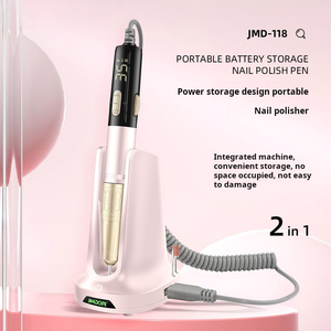 Machine à ongles portable USB 35000 tr/min, grande capacité, rechargeable, pour le retrait du gel, ensemble de meuleuse électrique pour manucure - Product Image 3