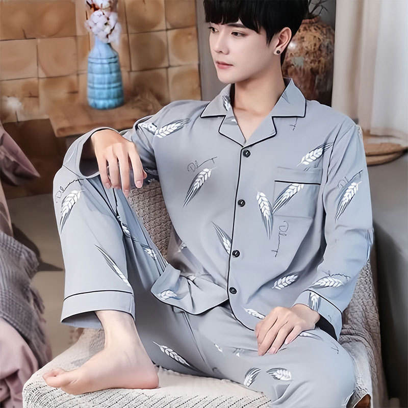 Gray wheat-ear pattern suit