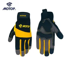 MOTOP Latest Design EVA padding Synthetic leather Mechanic Safety Protective Glove