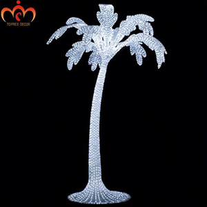 Excellent IP65 <strong>Outdoor</strong> Waterproof Holiday Event Decoration Palm <strong>Tree</strong> Light Artificial Led <strong>Lighted</strong> Coconut <strong>Tree</strong> - Product Image 1