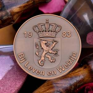 Medalla Conmemorativa Personalizada de las 12 Constelaciones, Chapada en Oro, con Esmalte Suave 3D, Diseño Americano - Product Image 3