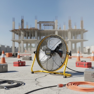 <span class=keywords><strong>Ventilateur</strong></span> portable <span class=keywords><strong>silencieux</strong></span> à batterie lithium, sans balais, en métal, écoénergétique, double usage, pour la maison, le camping <span class=keywords><strong>et</strong></span> la construction extérieure - Product Image 4