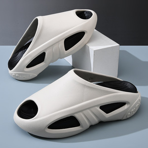 Men's Summer EVA <b>Slide</b> Sandals White Black Khaki Dark Green Outdoor Casual Wear Resistant Non <b>Slip</b> Thick Sole - Product Image 1