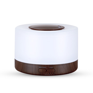 Diffuseur d'arômes, humidificateur ultrasonique 500 ml avec lumière LED et télécommande pour la maison et le bureau - Product Image 1