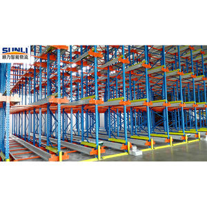 نظام رفوف البضائع الآلي ذو 5 طبقات من الفولاذ بحمولة 12 طن، مطلي وثقيل التحمل، معتمد من CE/ISO9001، متوفر مباشرة من المصنع - Product Image 4