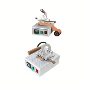 เครื่องปั๊มร้อนแบบแมนนวลขนาดเล็ก แข็งแรง สำหรับปั๊มโลโก้บนไม้ เหล็ก หนัง สายรัด เข็มขัด กระเป๋าสตางค์ และงานแบรนด์ดิ้ง - Product Image 3