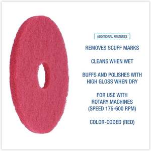 Pads de ponçage et de polissage diamantés Boardwalk 16 pouces pour béton et marbre, lot de 5 - Product Image 4