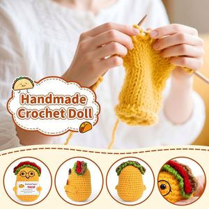 Cadeaux d'anniversaire en crochet faits main, motif Taco, pour maman, papa, amis, collègues, cadeau de bien-être, soutien émotionnel et inspirant - Product Image 2