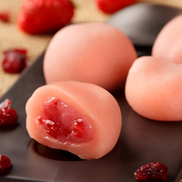 Ligne de production automatique de glaces mochi, machine multifonctionnelle pour la fabrication de mochi, contrôlée par PLC, en acier inoxydable 304, 20-120 pièces/min