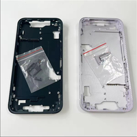 Châssis arrière Euro Version avec cadre de boîtier et support SIM + touches latérales, pièce de rechange CE pour iPhone 16 14 14Plus