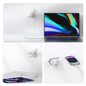 USAMS UK CC196 PD + QC adattatore per caricabatterie da parete USB tipo C a ricarica rapida con funzioni Multiple - Product Image 4