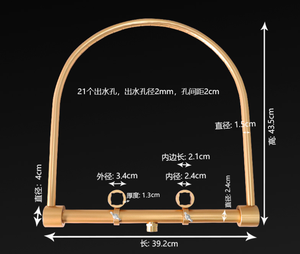 Attrezzatura salone lavello lavaggio capelli con accessori regolabile circolazione acqua testa terapia testa Spa - Product Image 3