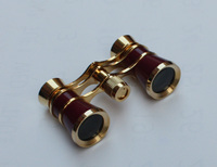 Luxe 3x25 métal opéra lunettes FMC enduit Porro prisme théâtre et théâtre observation télescope et jumelles cadeau