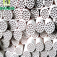Membranes céramiques de nanofiltration en alumine inorganique, structure tubulaire, certifiées ISO9001, marque WANHE, pour le traitement de l'eau de dessalement
