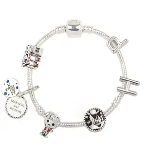 Bracelet diy pour garçons et filles, accessoires de perles, cordon à breloque, à main, bon marché, diy,