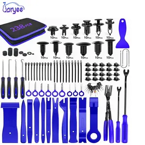 238pcs OEM xe cơ thể clip Kit nhựa tự động phụ tùng đẩy Pin Bumper người lưu giữ Fastener thiết bị đầu cuối Remover Công cụ dính Cáp Pry