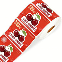 Étiquette autocollante personnalisée en papier synthétique imperméable pour emballage de fruits, impression numérique, directement de l'usine