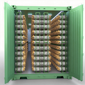 Système de culture écoénergétique à climatisation de qualité, ferme de champignons en conteneurs intérieurs pour une production toute l'année - Product Image 1