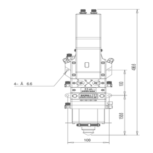 Meilleures ventes : Pièces d'équipement laser WSX NC150, Tête de découpe laser à fibre NC150 pour WSX - Product Image 4